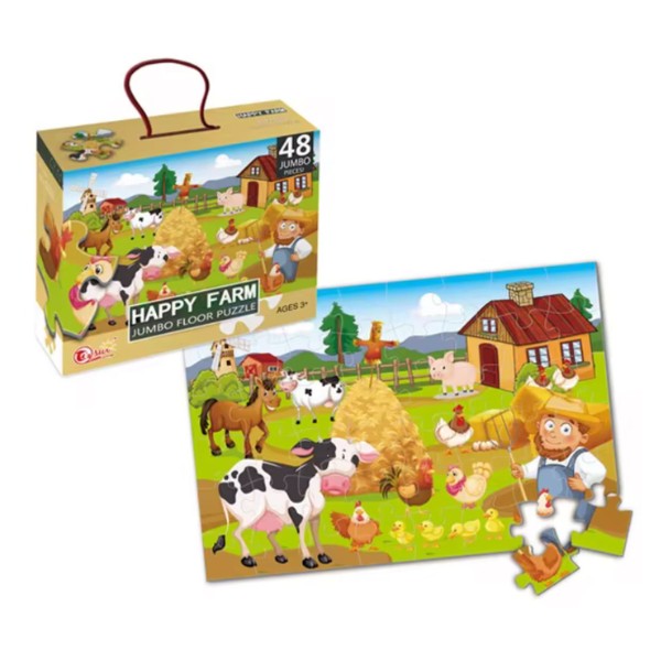 Rompecabezas Para Niños 48 Piezas Tamaño Grande