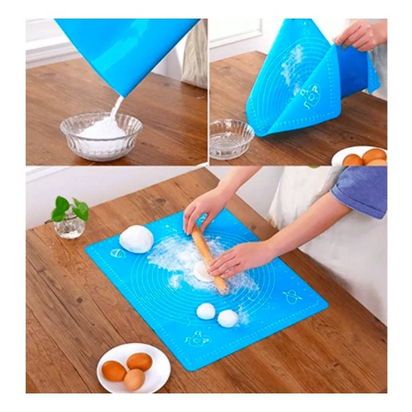 Lamina De Silicona Para Amasar Bizcocho Pizza Pan Empanadas