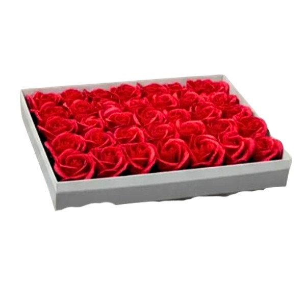 Pack 50 Unid Rosas A Base De Jabón Para Decoraciones