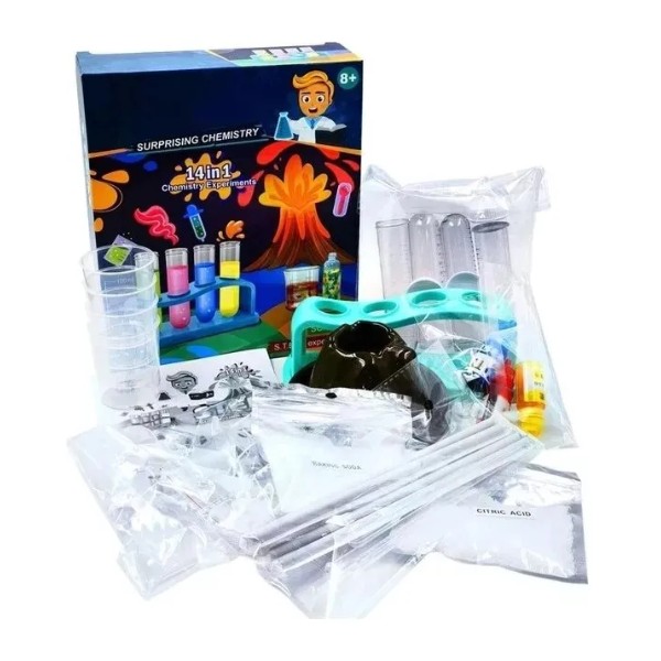 Juego De quimica Ciencias Para Niños 14 Experimentos in 1