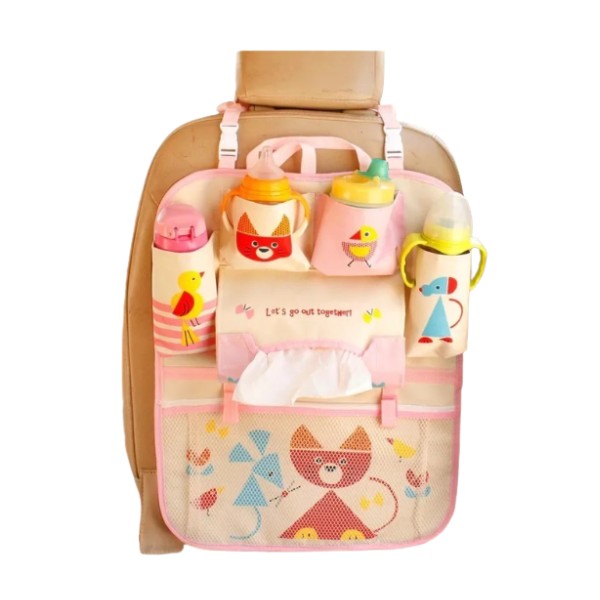 Organizador De Asiento Trasero Para Niños Diseños Varios