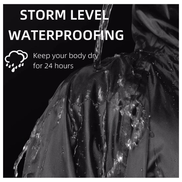 Poncho Resistente Impermeable Pvc Capa Para La Lluvia