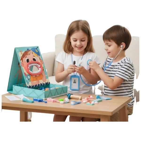Juego De Roles Dentista Set Odontólogo Niños