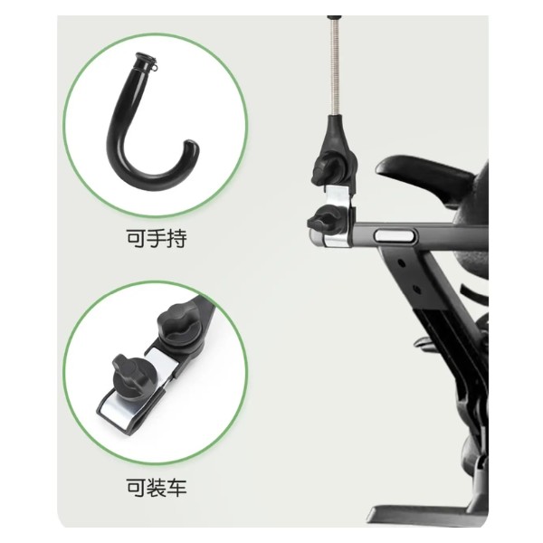 Sombrilla Paraguas Ajustable Para Coche Bebe O Triciclo