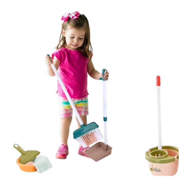 Juguete De Limpieza Set De Aseo Didáctico Niños