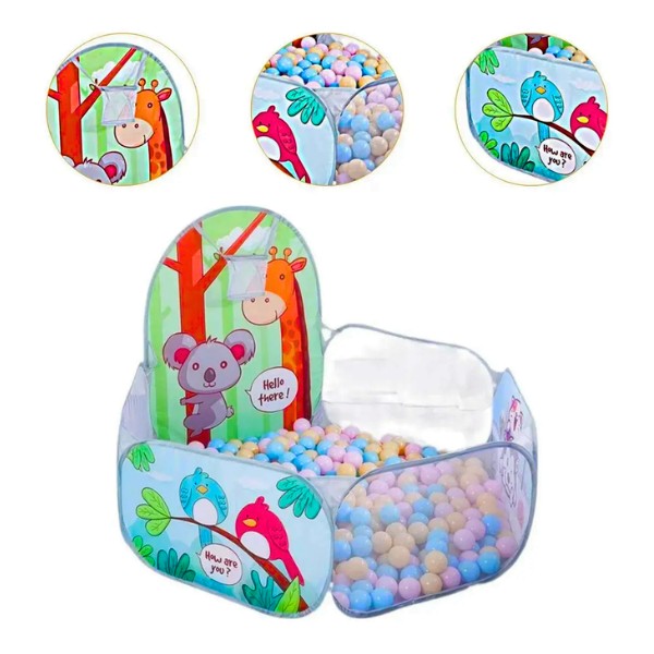 Corral De Seguridad Para Bebes Con Pelotas y Arco