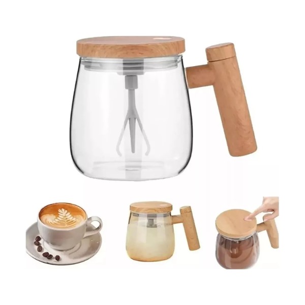 Taza Mug Eléctrico Con Mezclador Automático 400ml Té Café