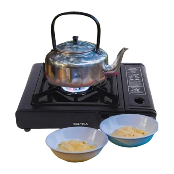 Cocinilla A Gas Regulador Camping Cocina Portátil Con Maleta