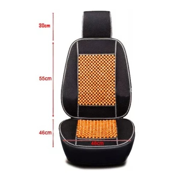 Espaldar Bolas Madera Corrector Postura Asiento Auto/sillas