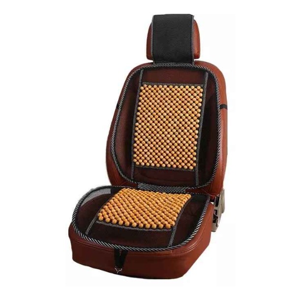 Espaldar Bolas Madera Corrector Postura Asiento Auto/sillas