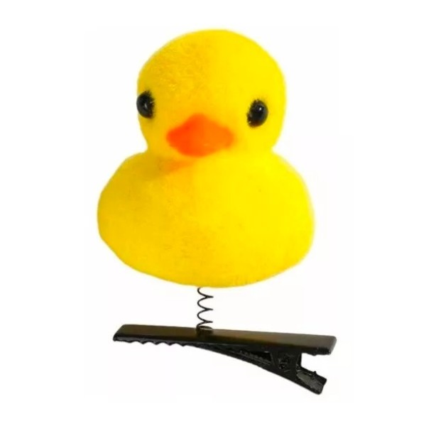Pack 2 Unidades Pinche De Pollito Pato Kawaii Tendencia