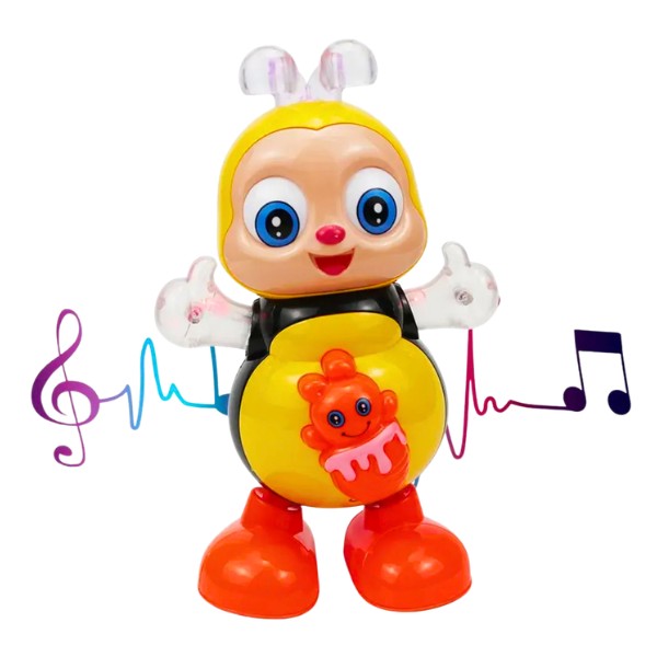 Juguete Abeja Bailarín Interactivo Musical Con Luces Abejita