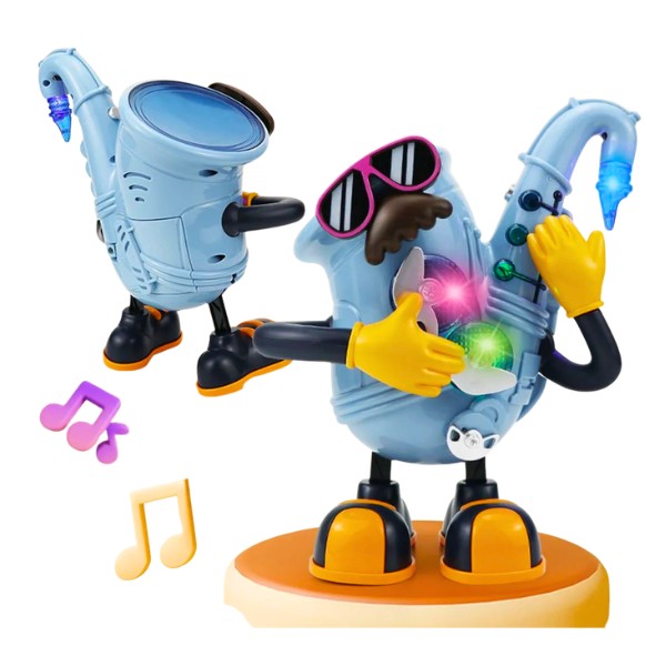 Saxofón Interactivo Musical Con Luces Y Sonido Movimiento
