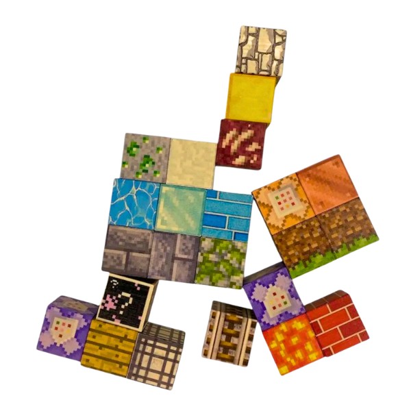 Cubos Magnéticos Bloques Construcción Juguetes 24pc