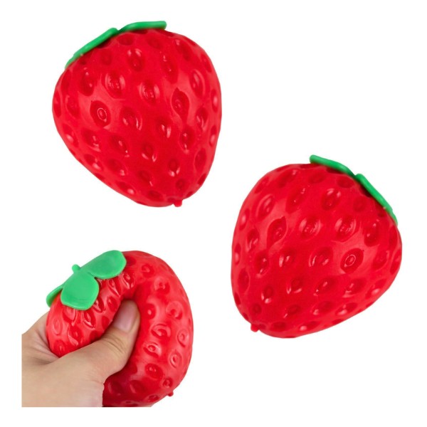 Squishy Frutilla Sensorial Antiestrés Fresa