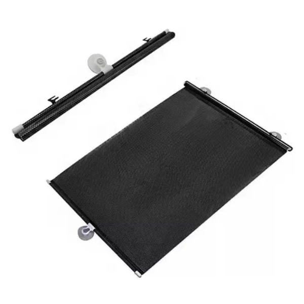 Parasol Quitasol Retractil Enrollable Parabrisas 125x50cm