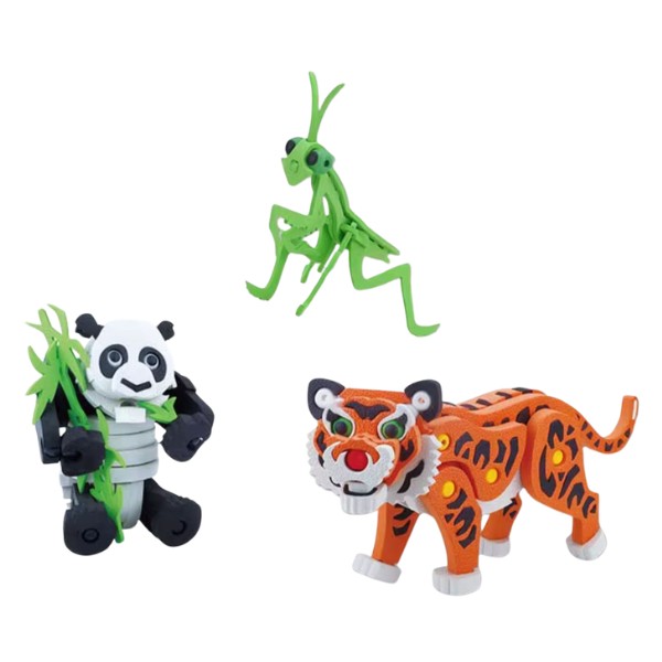 Bloques Armables 3D Animales salvaje  237 Piezas