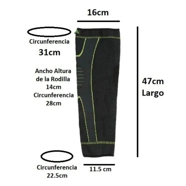Venda Deportiva Muslera Compresión Pierna Completa Protector