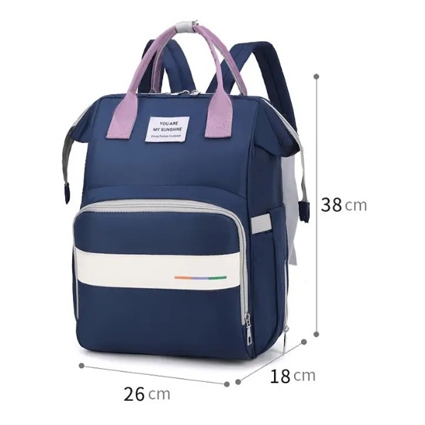 Mochila Maternal Impermeable Con Accesorios