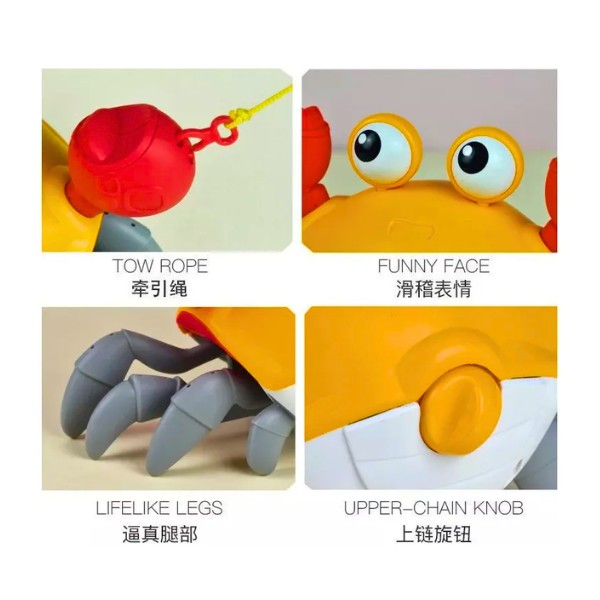 Cangrejo Para Tina Baño Arrastre Inducción Al Gateo Del Bebé