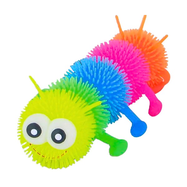 Juguetes Antiestrés Gusano Oruga Flexible