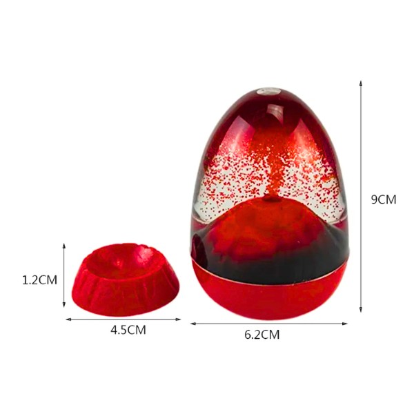 Reloj De Arena Con Forma De Volcán Creativo Y Movimiento