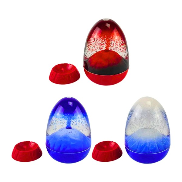 Reloj De Arena Con Forma De Volcán Creativo Y Movimiento