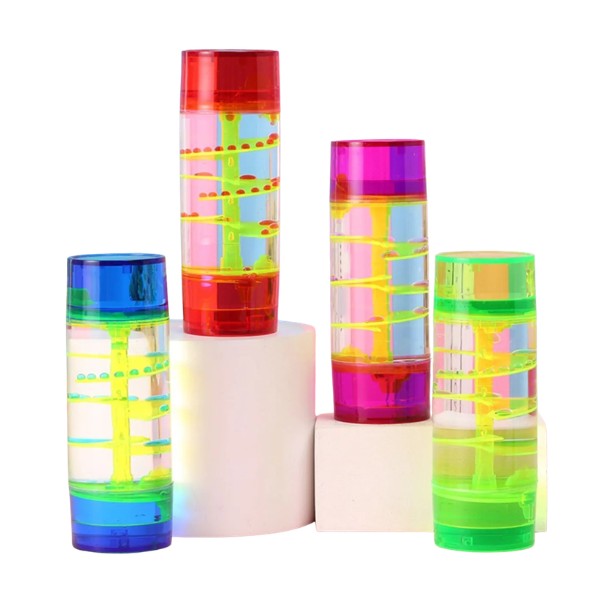 Reloj Sensorial Espiral De Lava Burbuja Antiestres