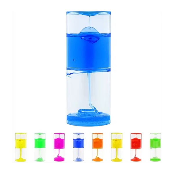 Reloj Juguete Sensorial Antiestrés Goteo Gel Tiempo