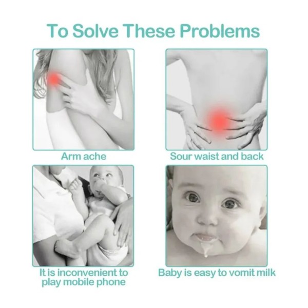 Almohada Ajustable 3 Niveles Multiuso Para Amamantar