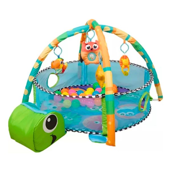 Gimnasio Para Bebes Con Almohada Y Piscina De Pelotas