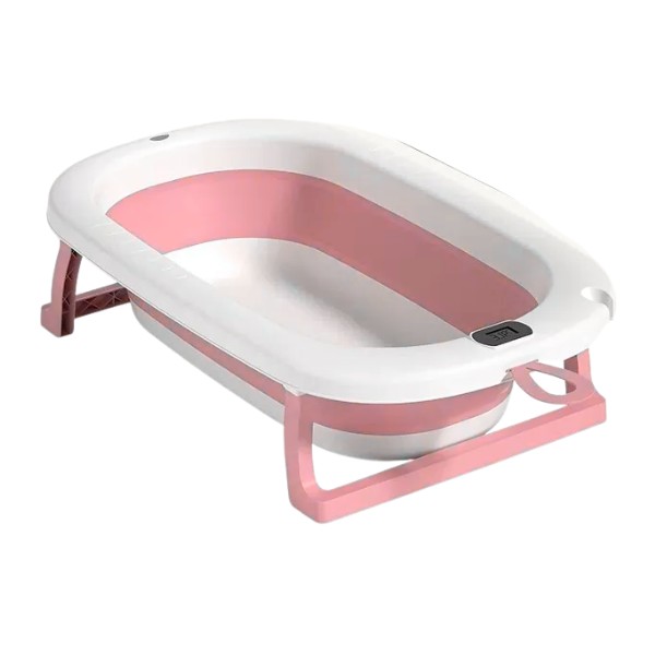 Bañera Plegable Bebe Con Termómetro
