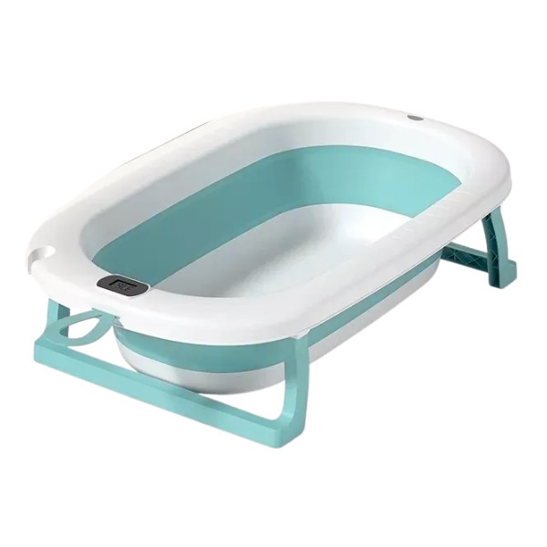 Bañera Plegable Bebe Con Termómetro