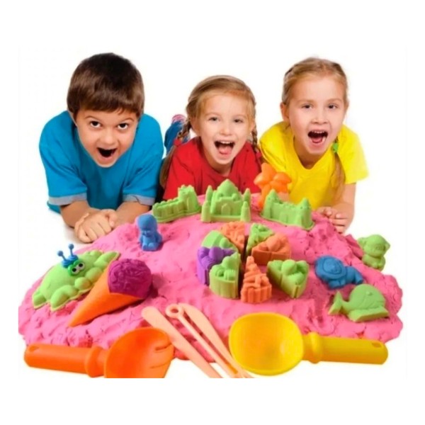 Masa Arena Mágica 2 Kg Con Piscina Inflable juego