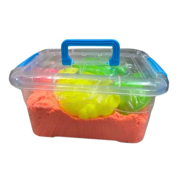 Arena Magica Kinetica Pote 1 Kilo + Moldes