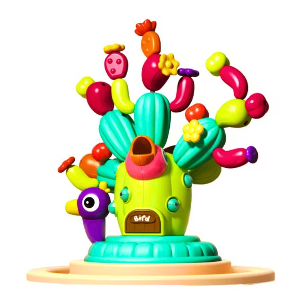 Bloques Construcción Cactus 42 piezas Juego Didáctico