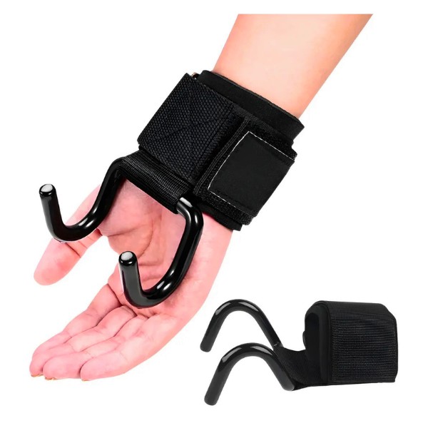 Gancho Levantamiento Pesa Entrenamiento Gancho Muñeca Gym