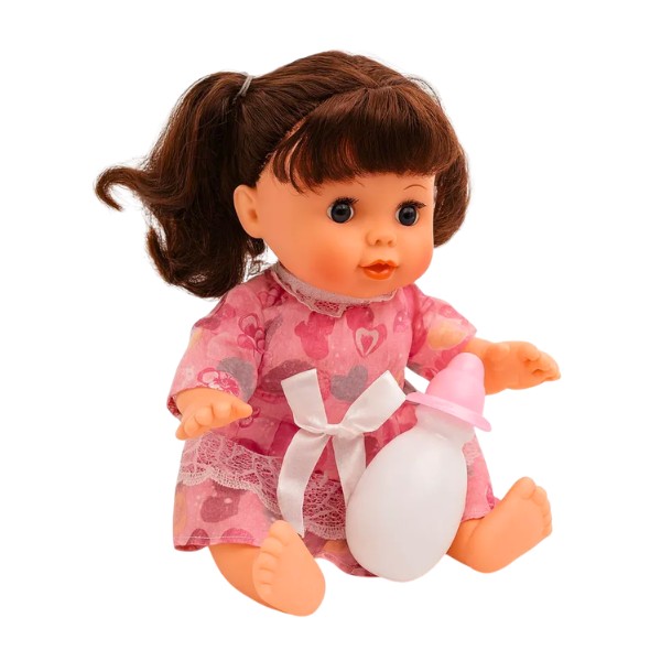 Coche Cuna Metalico De Juguete Con Muñeca