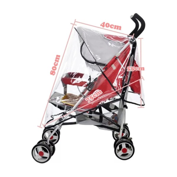 Cobertor Funda Cubre Coche Bebe Transparente Universal