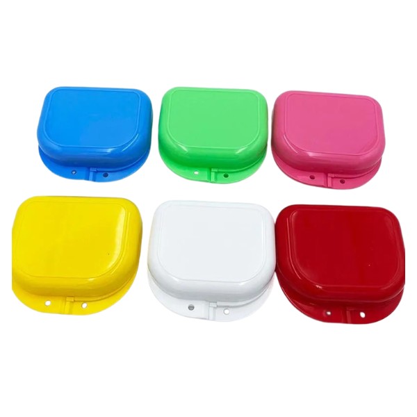 Caja Guarda Estuche Prótesis Dental Ortodoncia 1 Unidad