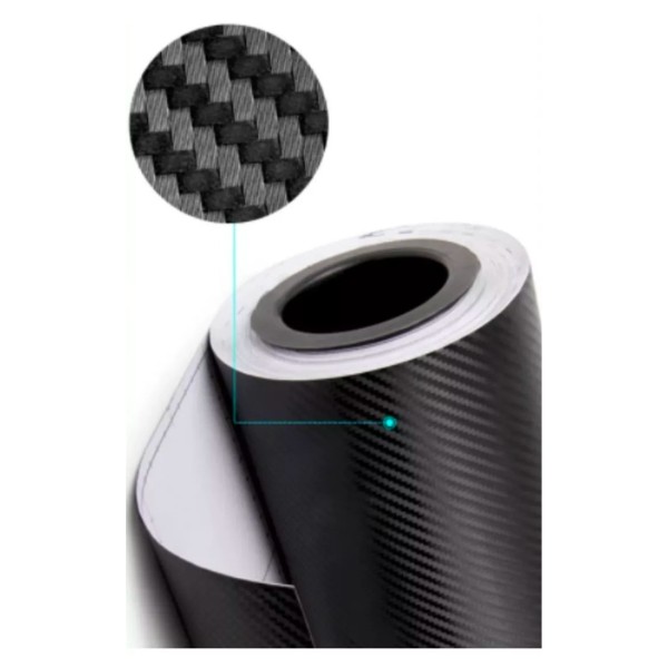 Papel Vinilo Fibra De Carbono 3d Universal Auto
