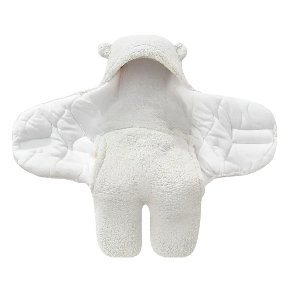 Manta Bebé Saquito Con Orejitas De Conejito Para El Invierno