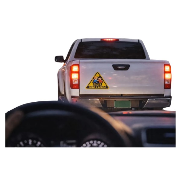 Señal Letrero De Bebé A Bordo Para Coches Auto Seguridad