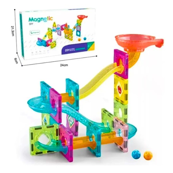 Bloques Magnéticos. Set De Imanes De 47 Pcs Multicolor