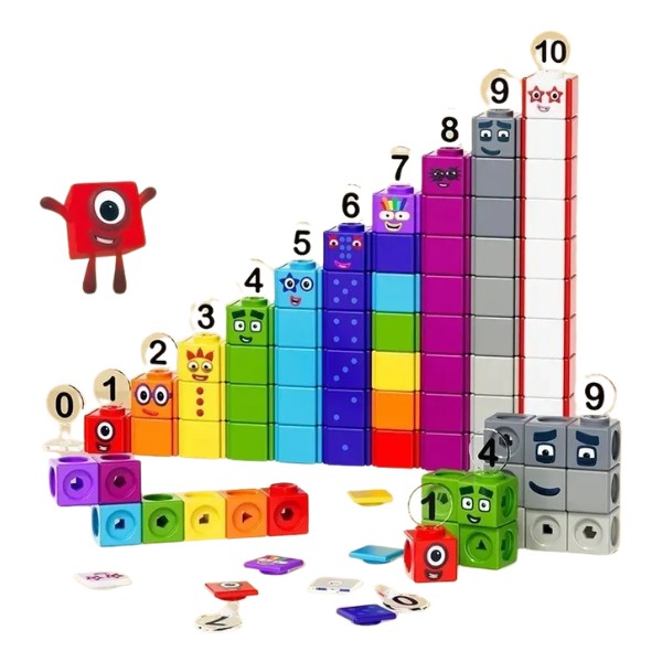 Cubos Conectores Para Matemática 100 Unidades Educativo