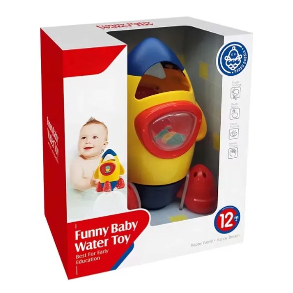 Cohete Cascada Juguete Acuático Agua Baño De Bebé