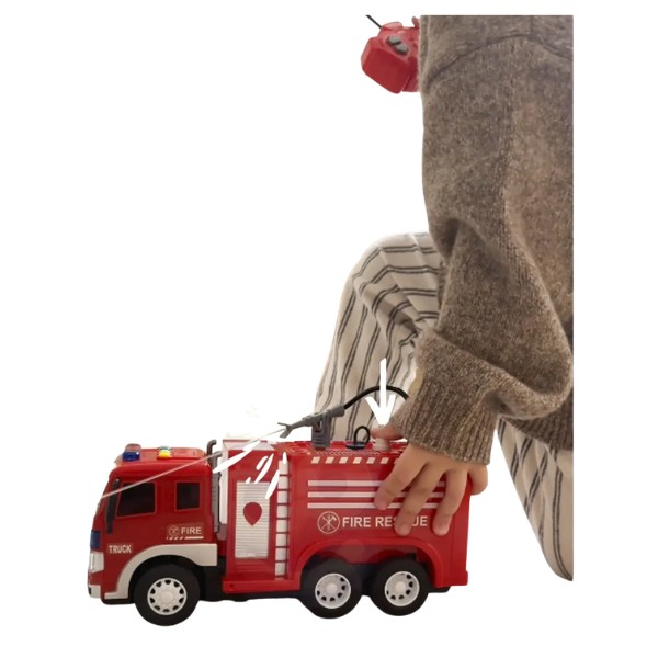 Camión De Bomberos Juguete Control Remoto