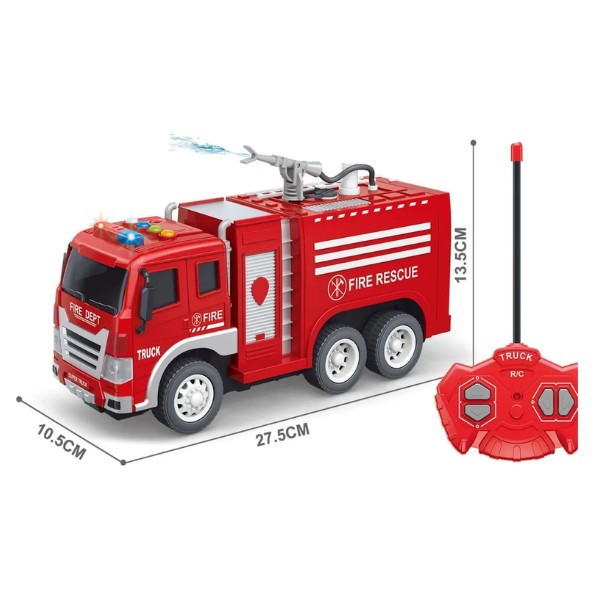 Camión De Bomberos Juguete Control Remoto