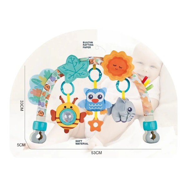 Arco Móvil Estimulación Bebé Bosque Sensorial