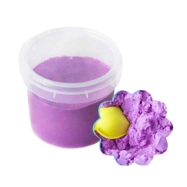 Arena Kinética 500g Con Moldes Juego Sensorial Niños